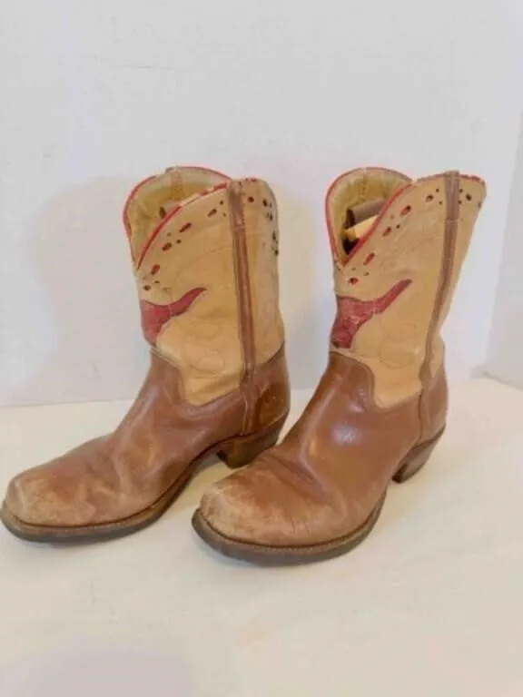 Well Worn Acme Mens Cowboy Boots no size but 9" so