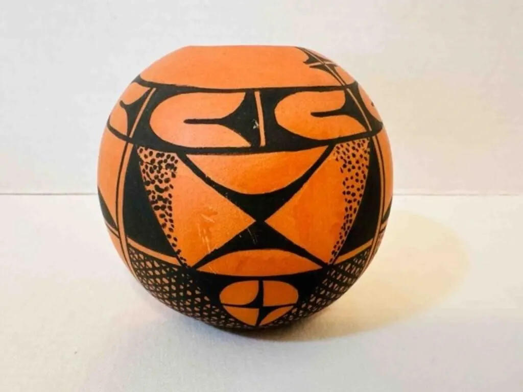 SW Native American Art Clay Pot signed Joy Laguna