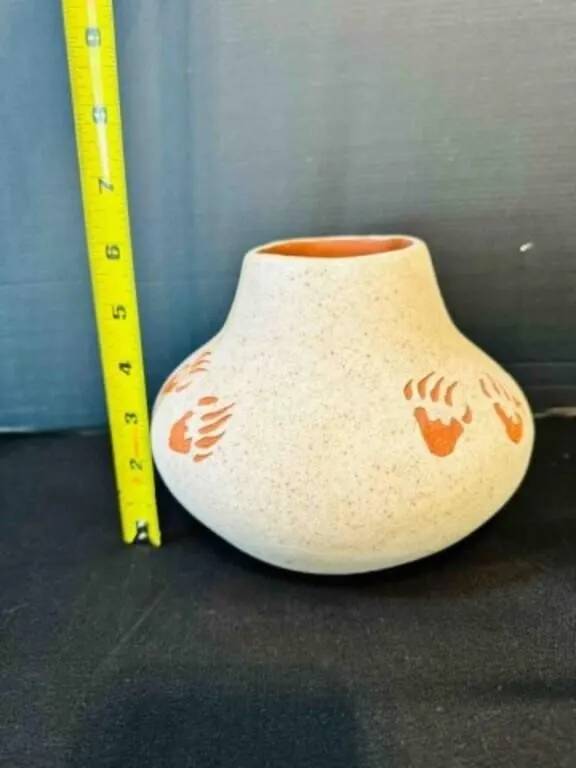Clay Pot Vase signed Crystal 96,