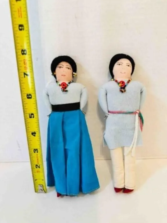 Navajo Cloth Dolls, Traditional Couple