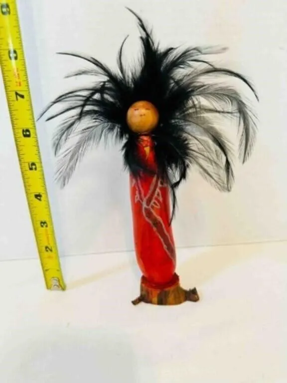 Black Jack gourd SW Native American Art signed