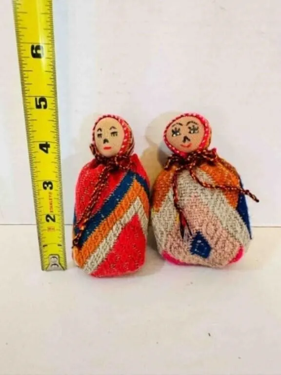 Hand made dolls from Peru