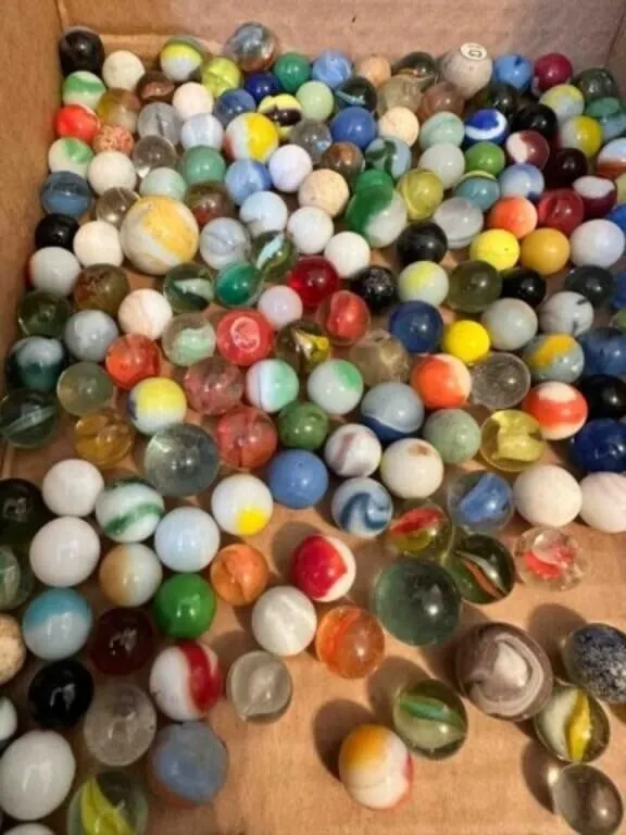 2lbs of Marbles-some glow, some shooters, a few