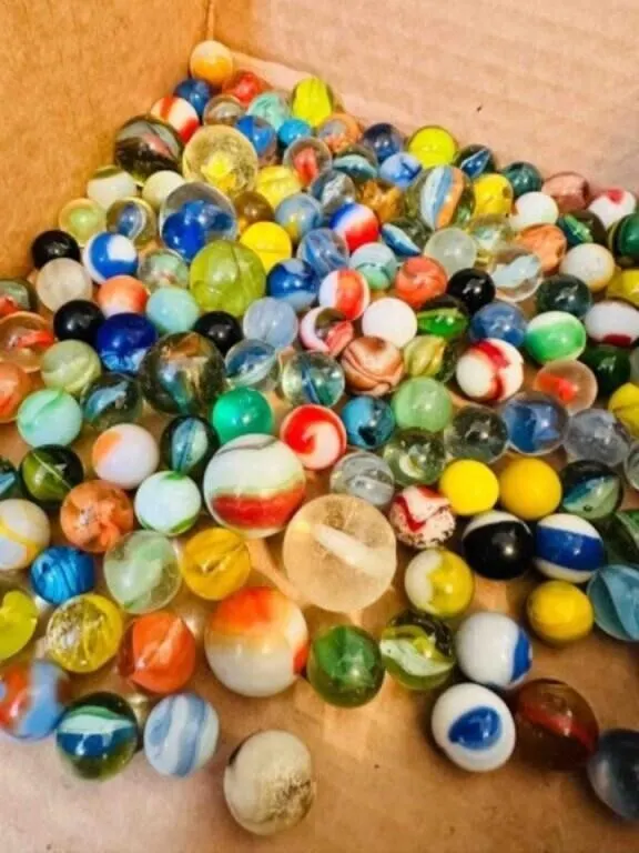 2lbs of Marbles-some glow, some shooters, a few