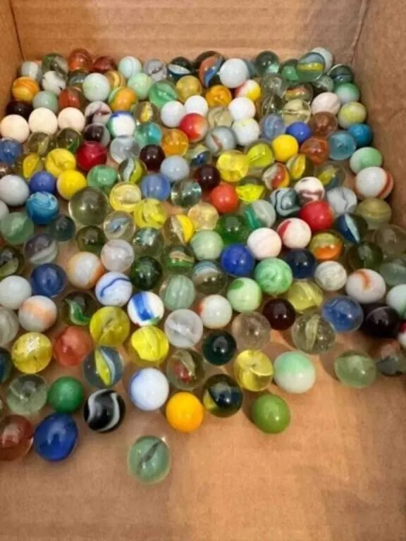 2lbs of Marbles-some glow, some shooters, a few