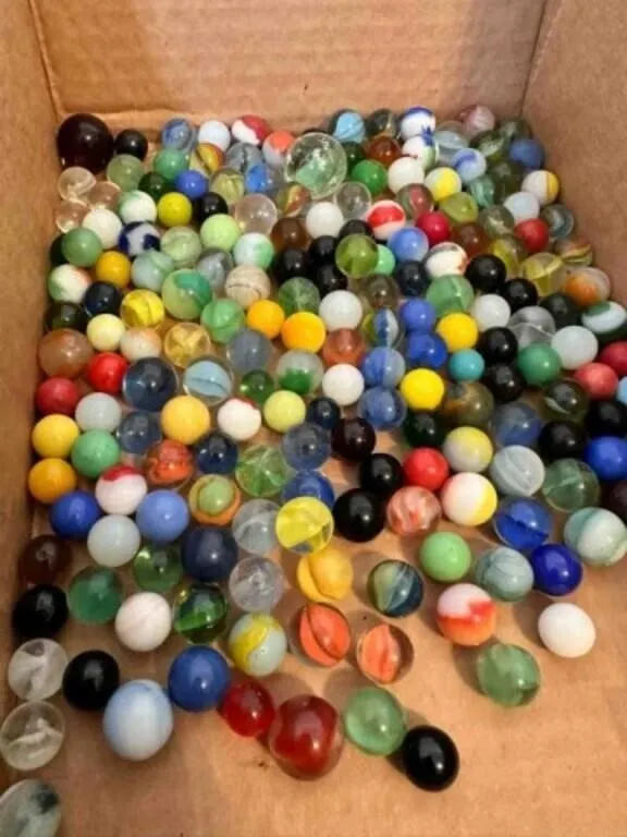 2lbs of Marbles-some glow, some shooters, a few