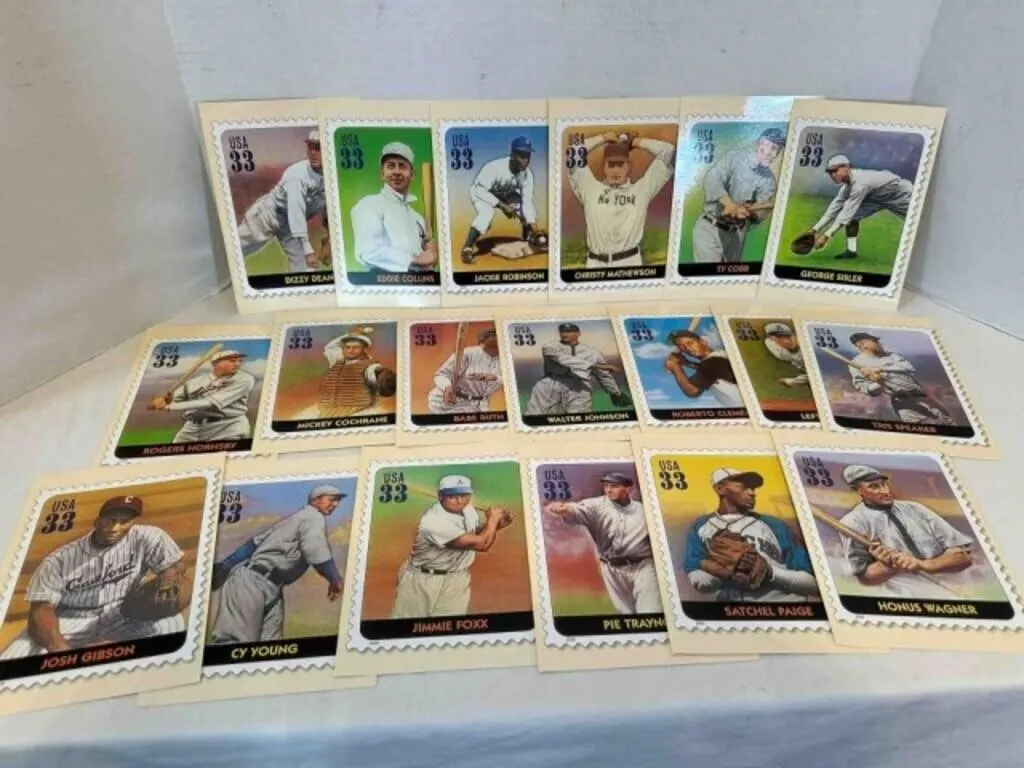 20 Jumbo Stamp Image Postcards Legends Of Base