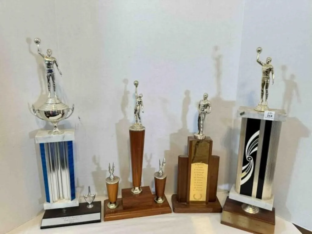 4 Basketball Trophies '69, '75, '74