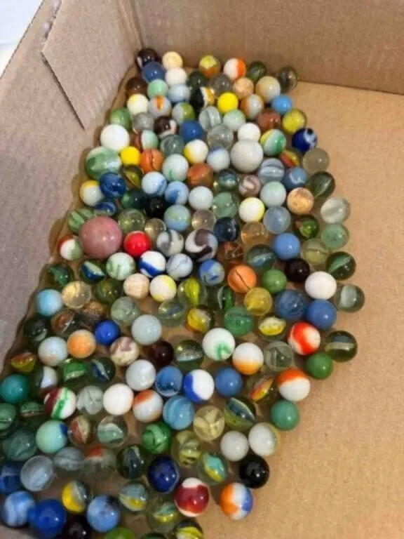 2lbs of Marbles-some glow, some shooters, a few