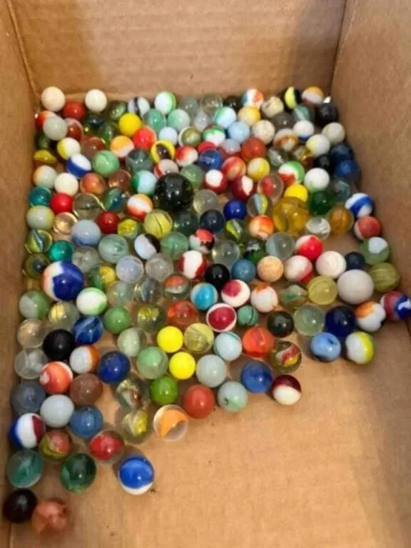 2lbs of Marbles-some glow, some shooters, a few