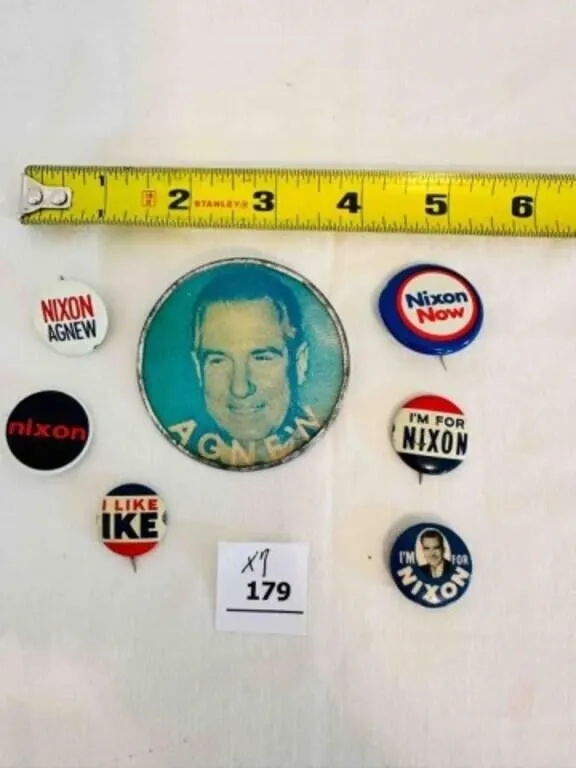 Nixon I like Ike Presidential Campaign Buttons-7