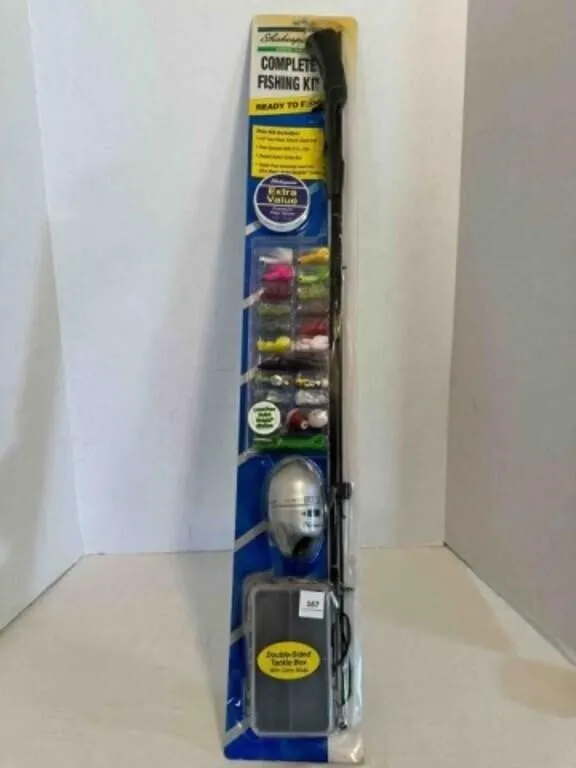 Shakespeare Complete Fishing Kit in package