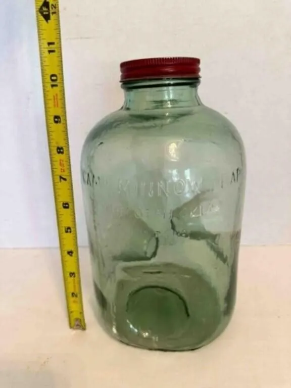 Camp Minnow Trap Checotah Okla Glass Jar