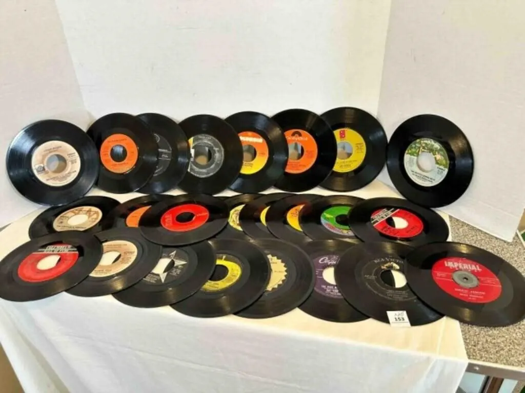 25-45rpm records 1970's-Charlie Daniels, Franki Va
