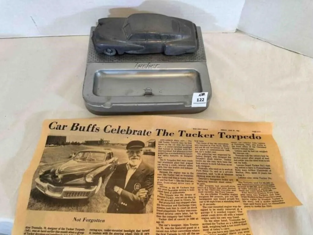 1948 Tucker Torpedo Car Promotional Valet Box RARE