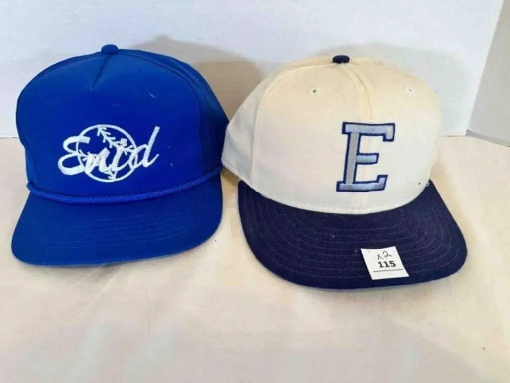 2 Enid Baseball Caps-unused or not used much