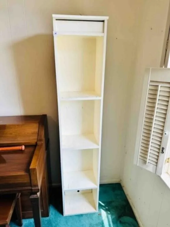 White Wood Shelves 10"x13"64"tall