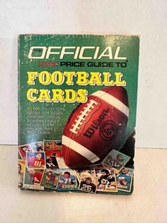 1982 Pride Guide to Football Cards paperback