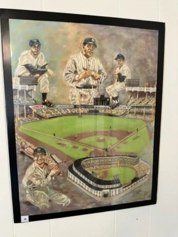 Babe Ruth Poster Sealed w/cellophane, 22"x28"