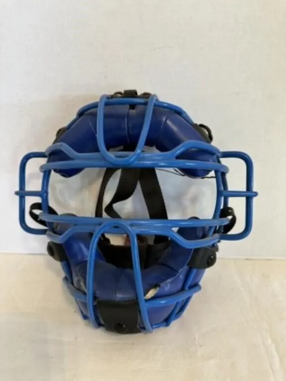 Rawlings Blue Catchers Mask Leather & Metal