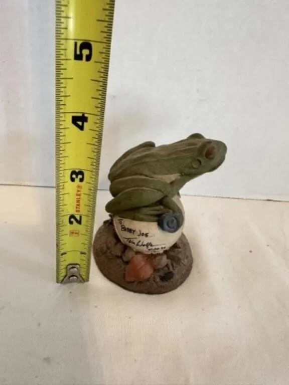 Signed Tom Wolfe Frog on Fishing Bobber-Bob 27