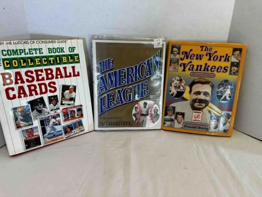 3 Baseball Coffee Table Books, The American League