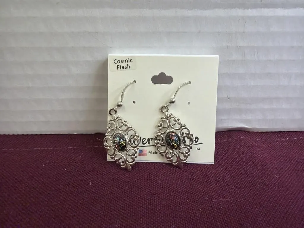 Silver Fetish Cosmic Flash Earrings