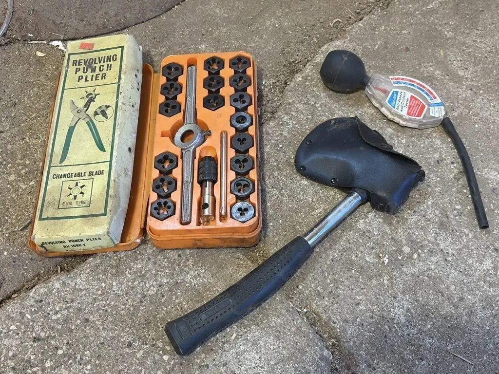 Revolving Punch Plier, Hatchet, Tester & Tap &