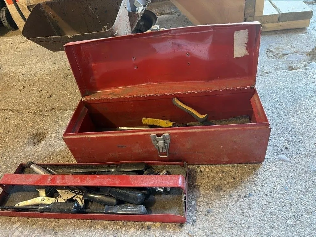 Tool Box with Tools