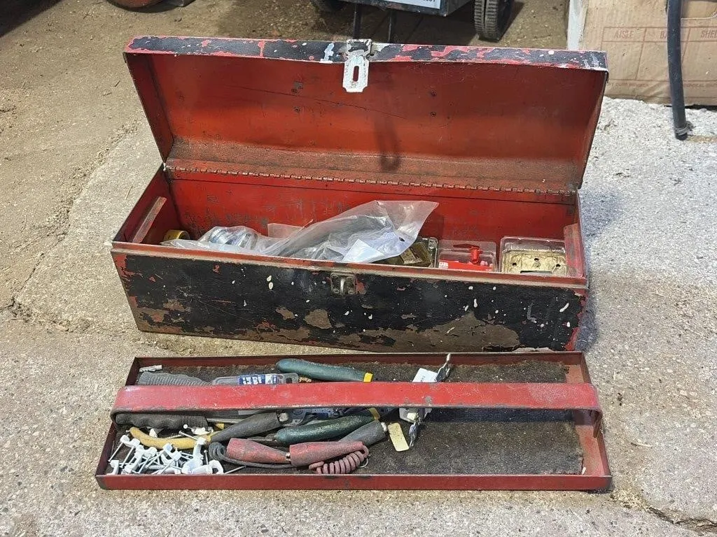 Tool Box with Electrical Tools