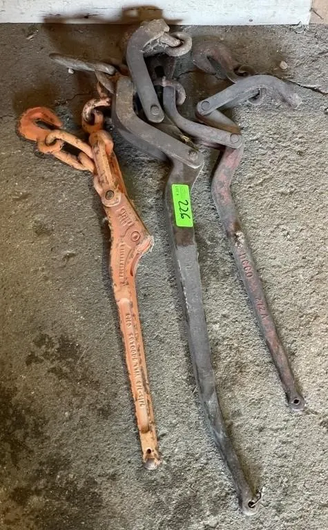 Three chain load binders.