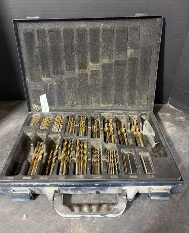 Mastercraft Drill Bits in Case