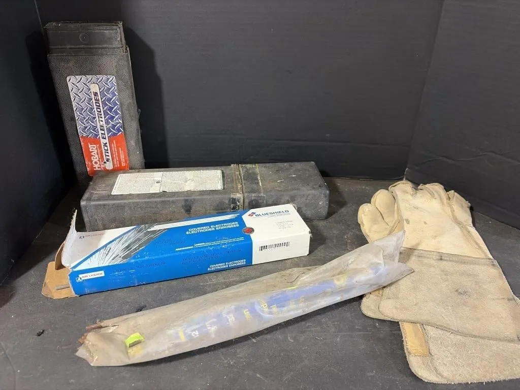 Welding Rods and Gloves