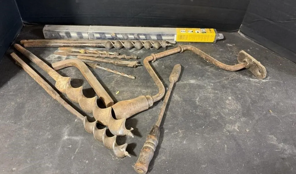 Large Drill Bits and Soldering Tool