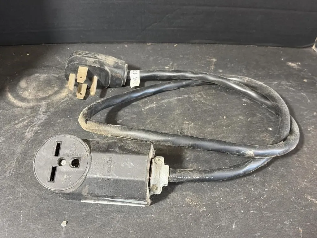 heavy-duty electrical power adapter cord