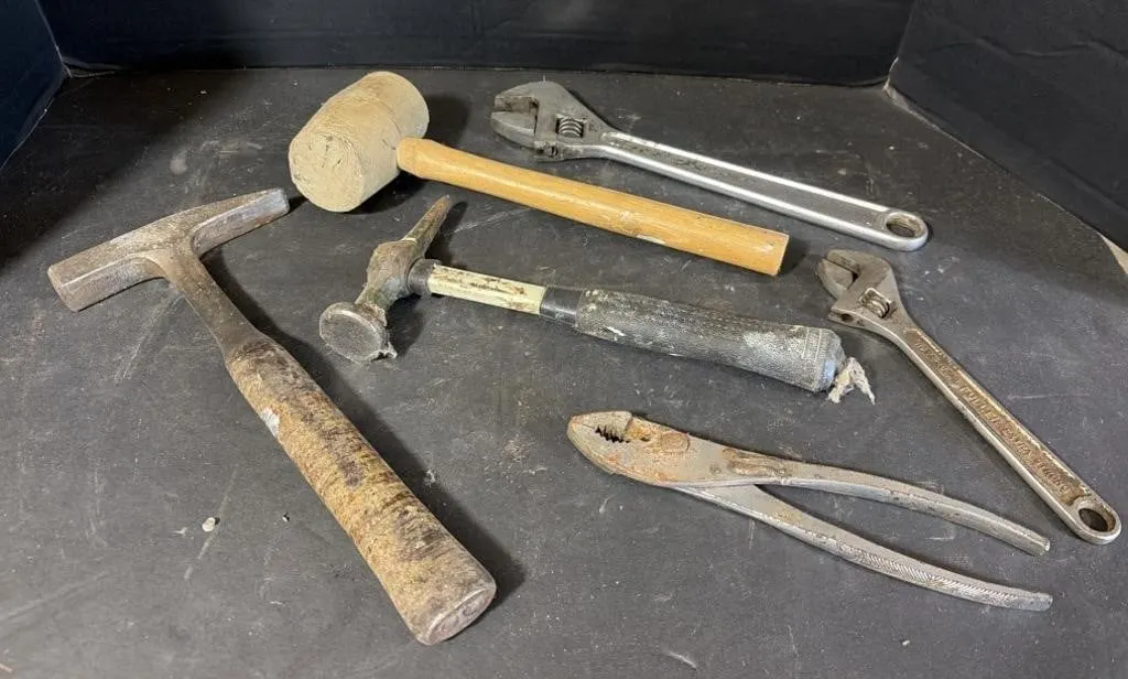 Hammers, Pliers, & Adjustable Wrenches