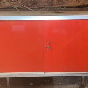Storage cupboard with sliding doors. Approx. 48�