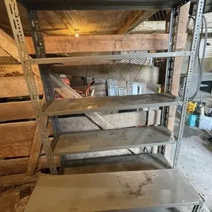 Multi-tiered heavy duty industrial shelf. Approx.