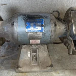 Vintage Baldor 9-inch bench grinder. Works. 3-4