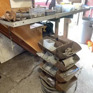 Shop-built tool and parts organizer. Comes with