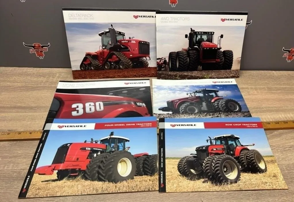6 Versatile Tractor Brochures