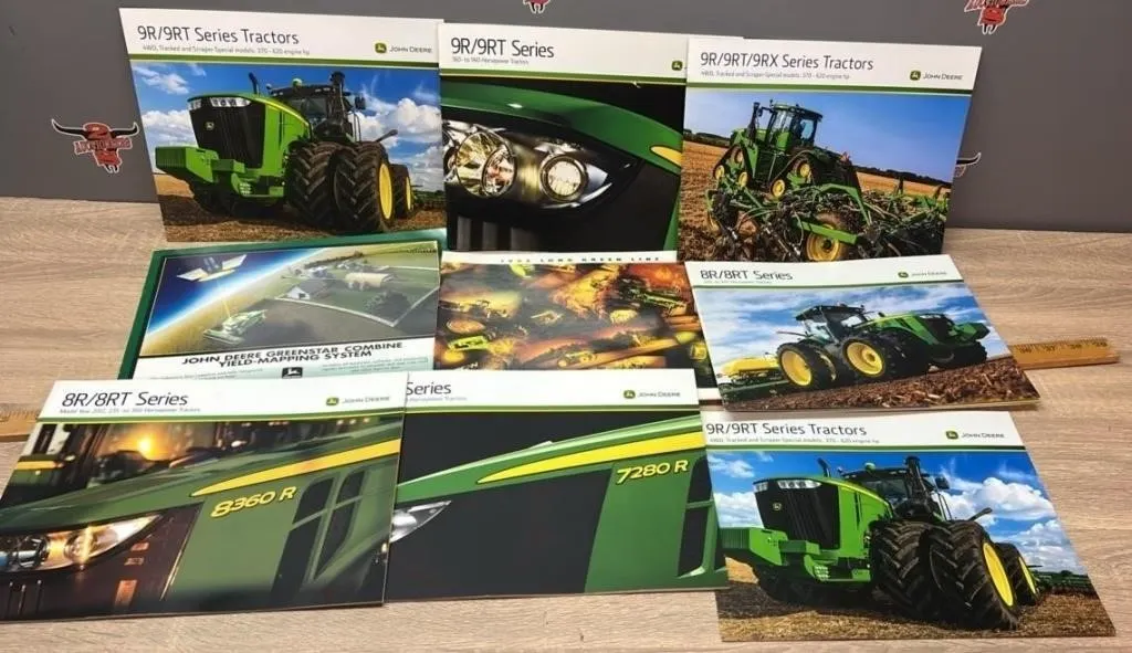 9 John Deere Brochures.