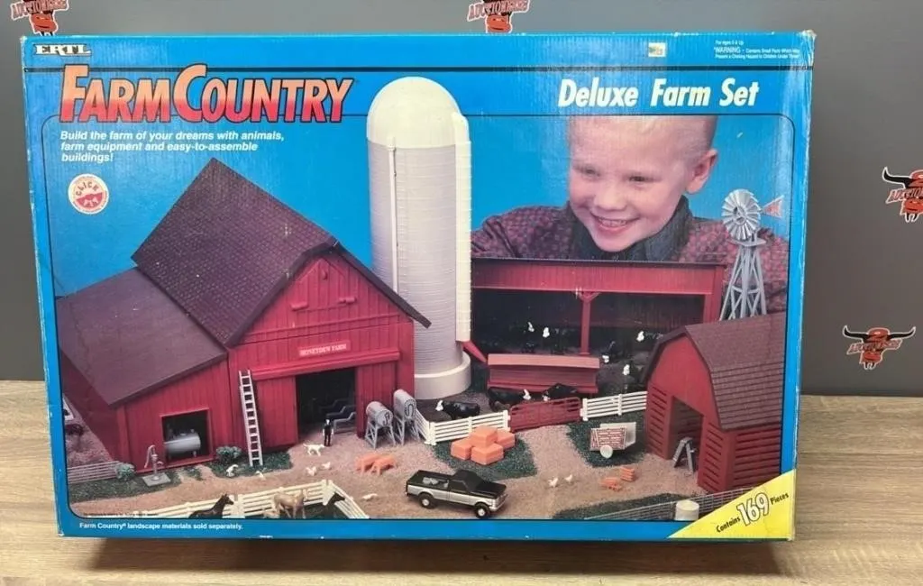 ERTL Farm Country Deluxe Farm Set. Bottom Box is