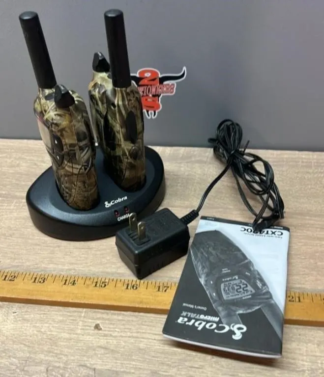 Cobra Walkie-Talkies. Untested.