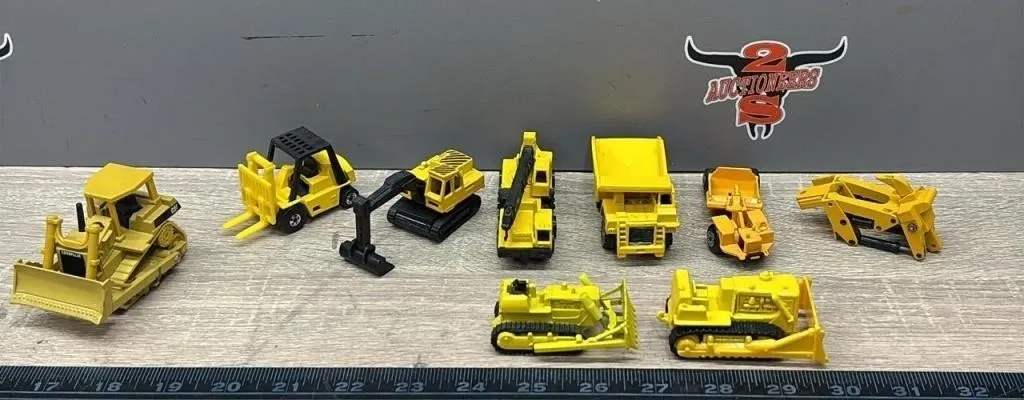1:64 Die Cast Asst. Construction Equipment Toys.
