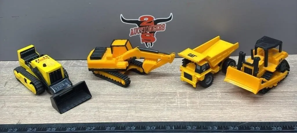 1:64 Plastic Asst. Tonka, CAT, etc. Construction