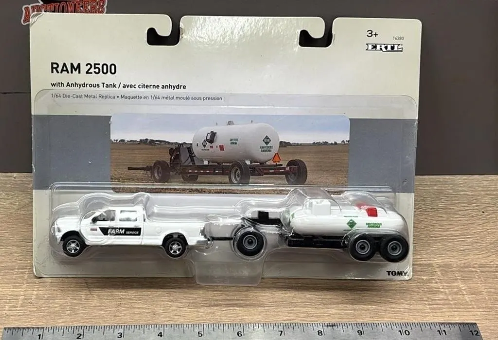 ERTL 1:64 Ram 2500 w/Anhydrous Tank Die Cast