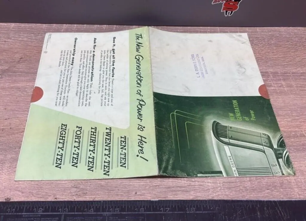 John Deere New Generation Of Power Brochure.