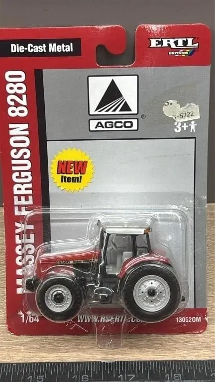 ERTL 1:64 Massey Ferguson 8280 Die Cast Tractor.