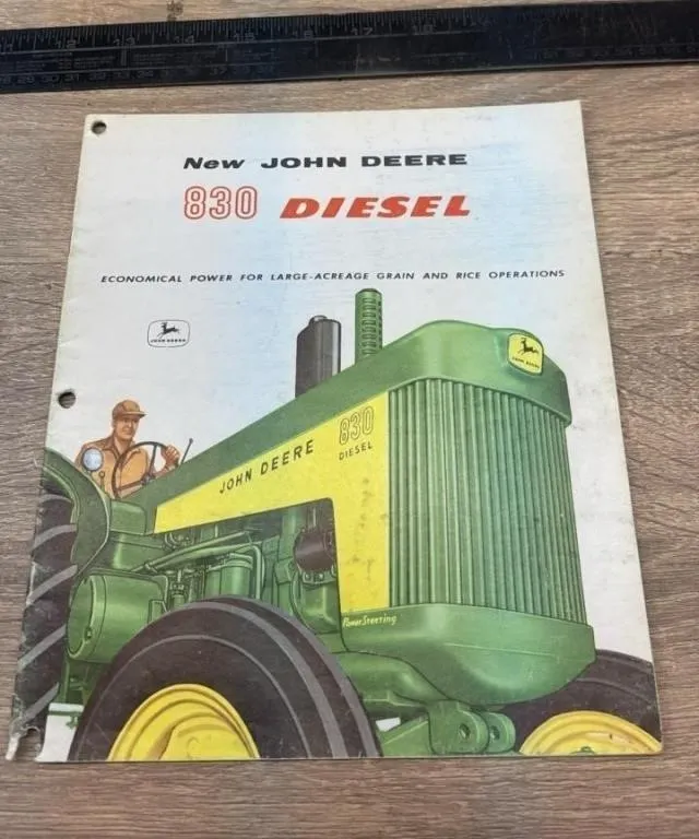 New John Deere 830 Diesel 31 Page Brochure.